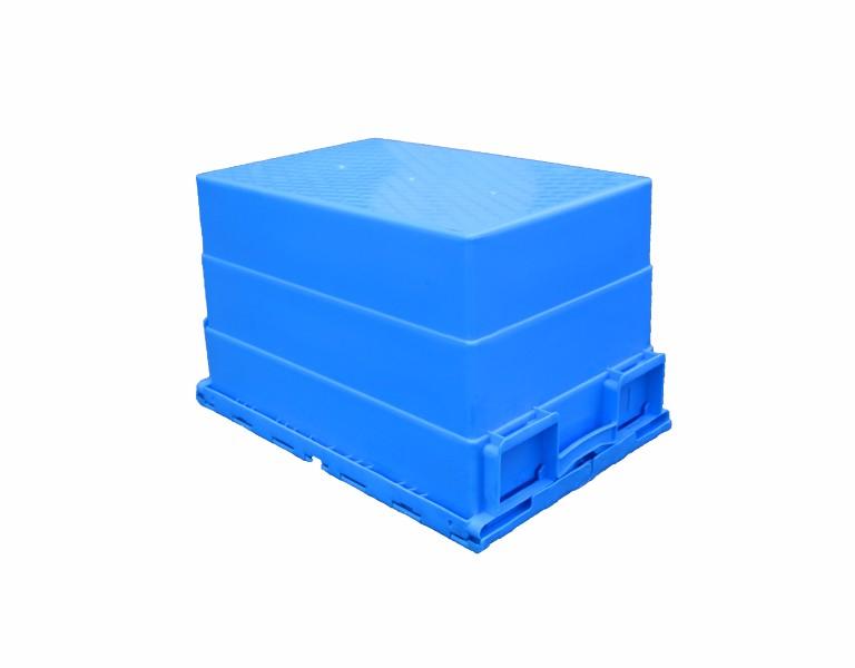 东方彩600-360斜插式塑料物流箱