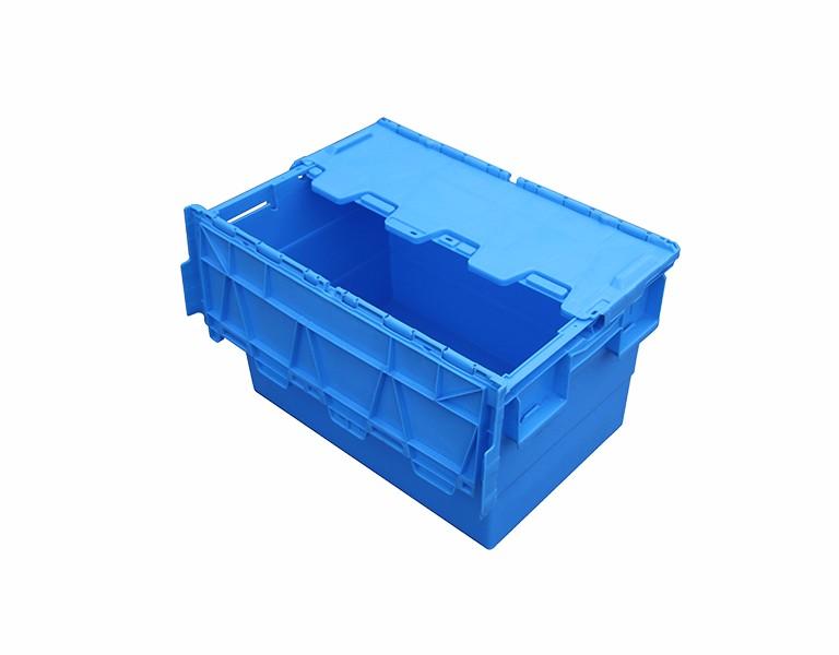 东方彩600-360斜插式塑料物流箱