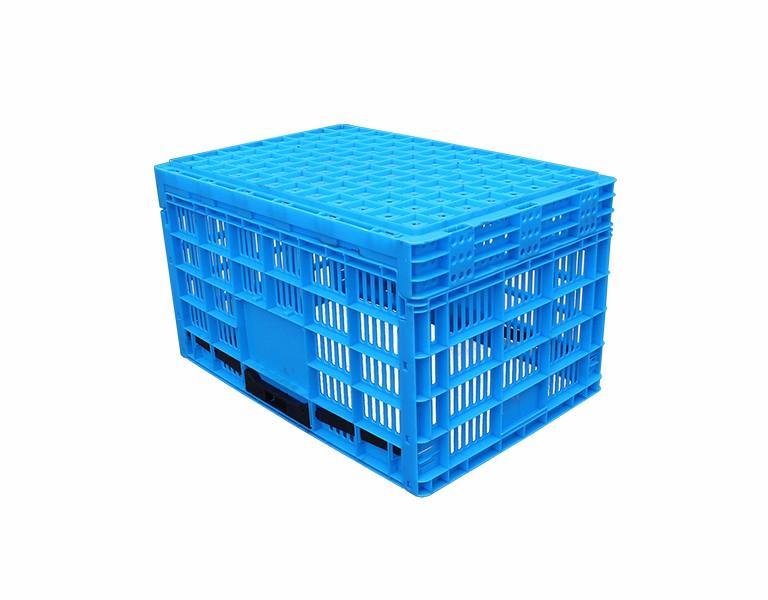 东方彩600-340塑料折叠周转筐