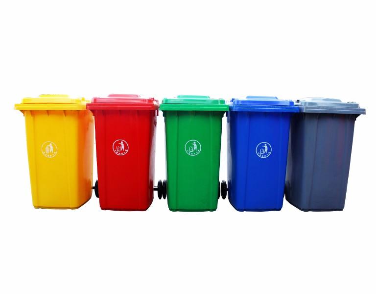 东方彩240L塑料垃圾桶