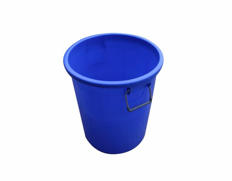 东方彩60L塑料铁柄桶