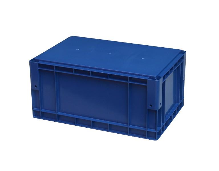 东方彩EU4628D包角平底塑料物流箱